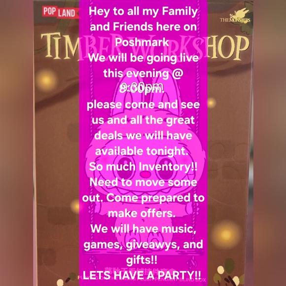 Workshop Republic Clothing Other - Workshop Republic Clothing Brown Party Invitation